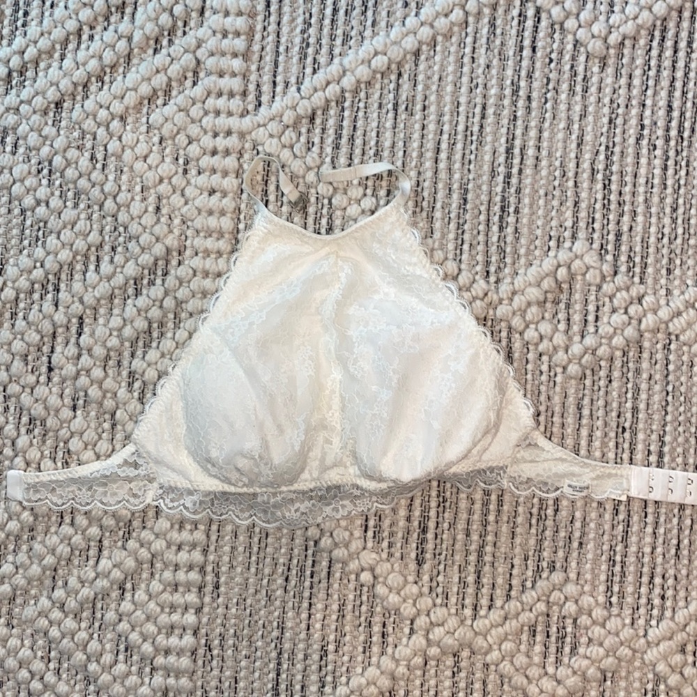 Gilly hicks high neck lace bralette